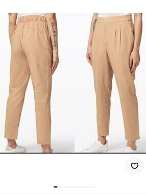 lululemon athletica Cropped Lightweight Pants - Light Tan